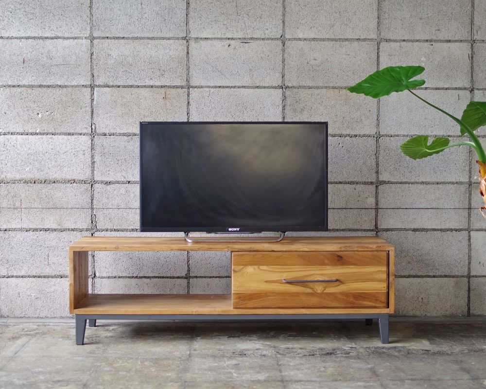 LIFE FURNITURE | OLD TEAK TV BOARD [S] オールドチークTVボード