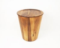 Monique Chartland | Wood Dust Bin with Cover åɥȥӥ ȥ쥤դ
