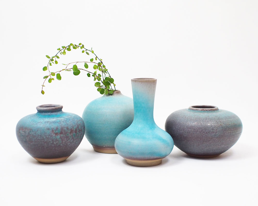 instrumental  celadon flower vase セラドンフラワーベース