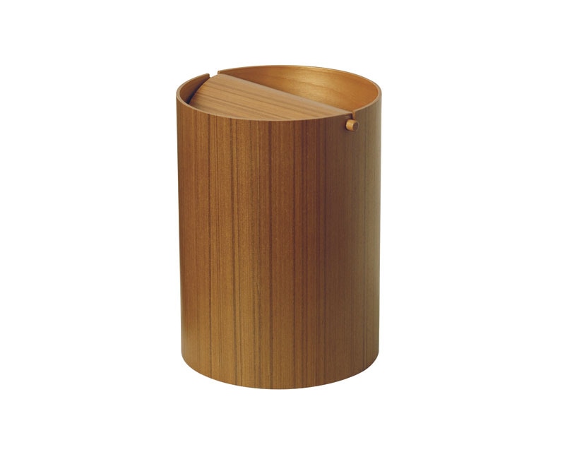 サイトーウッド｜ペーパーバスケット蓋付き 952A チーク｜SAITO WOOD