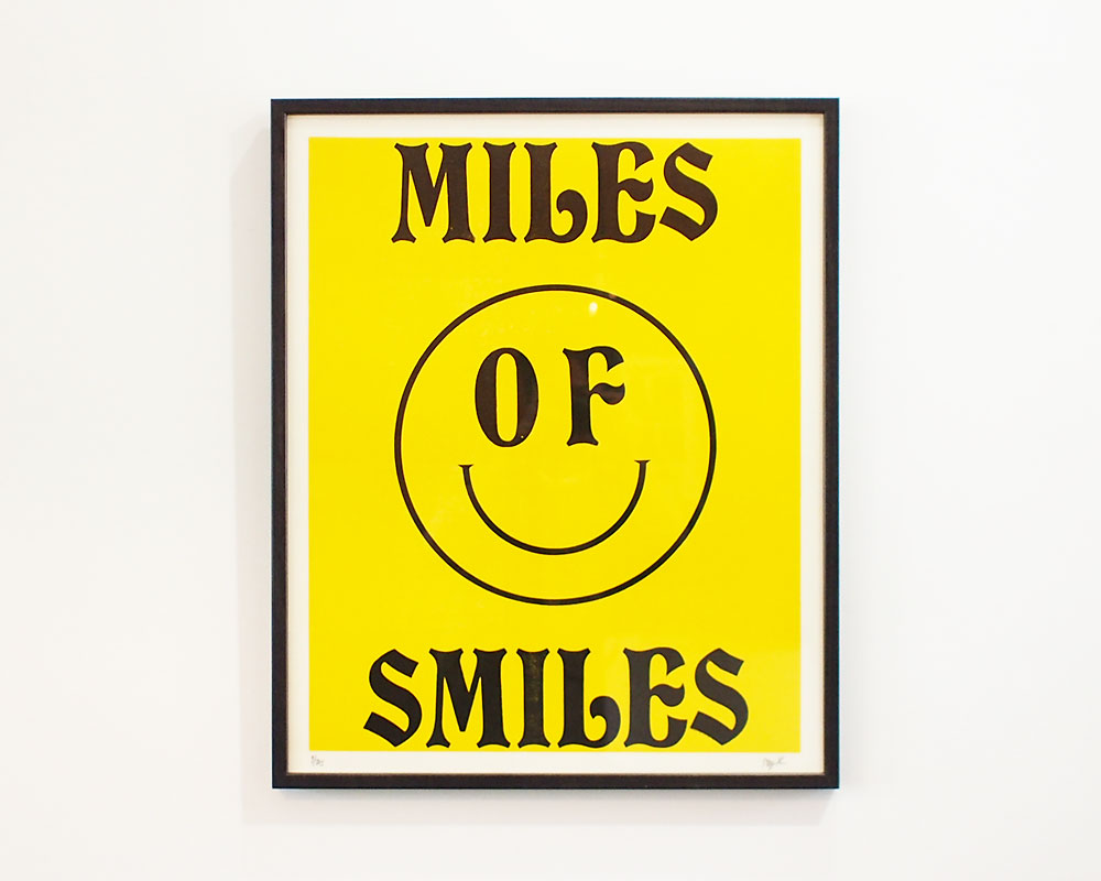 A TWO PIPE PROBLEM LETTERPRESS | MILES OF SMAILES POSTER マイルズオブスマイルズ ポスター