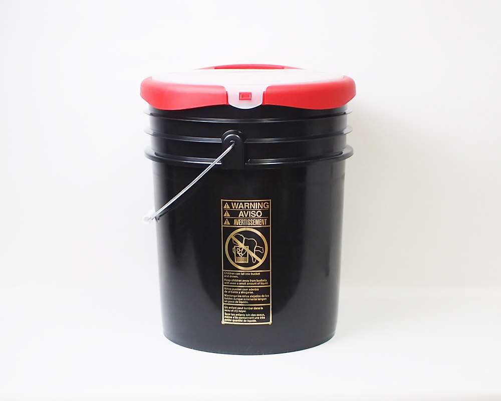 ULINE | 5Gallon Plastic Pail with Bucket Seat [5color] ユーライン プラスチックバケツ バケットシート付き