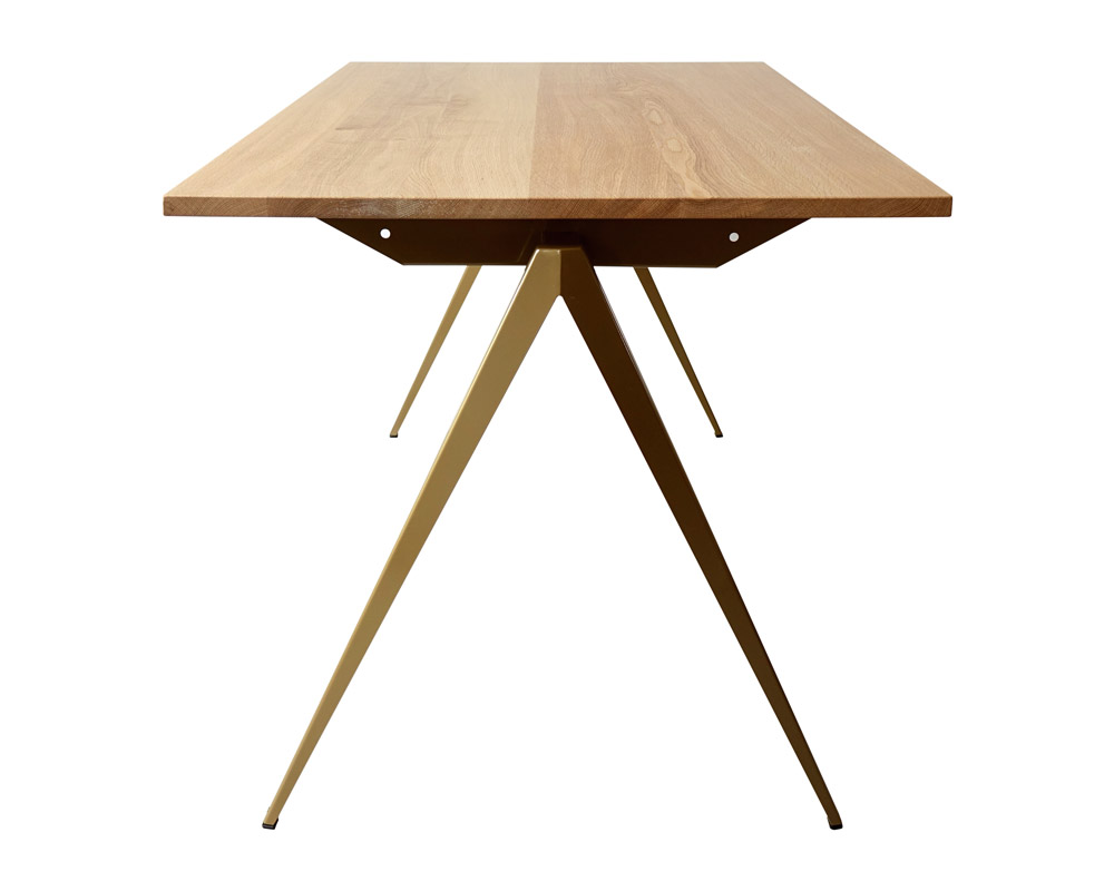 GALVANITAS | TD.4 Table Oak/P.Gold [2size] ガルファニタス TD.4テーブル オーク/パールゴールド