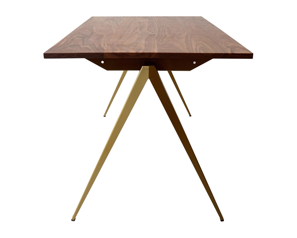 GALVANITAS | TD.4 Table Walnut/P.Gold [2size] ガルファニタスTD.4テーブル ウォールナット/パールゴールド