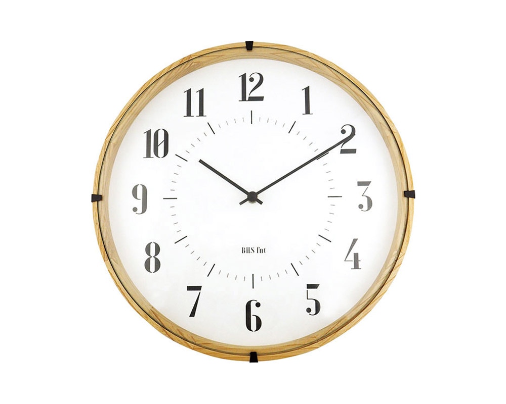 ELCOMMUN | BAUHAUS Fonts Wall Clock Xants バウハウスフォントウォールクロック