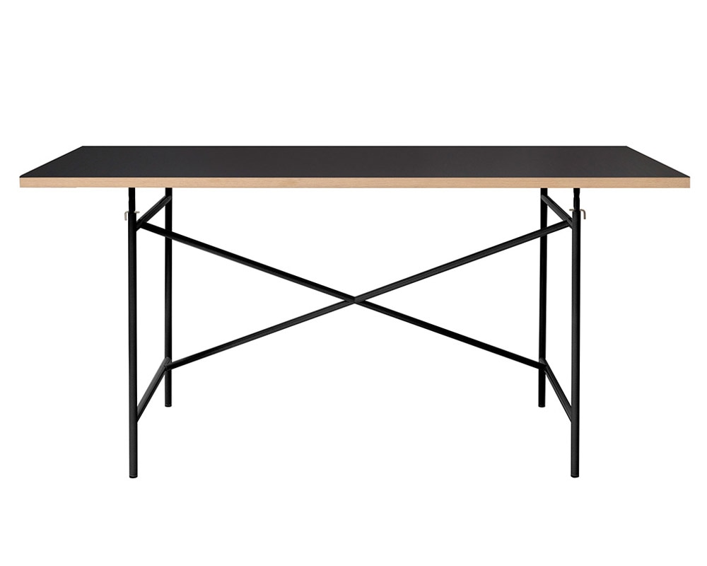 RICHARD LAMPERT | Eiermann Table W1600 Black [4color] アイアーマンテーブル リノリウム ブラック