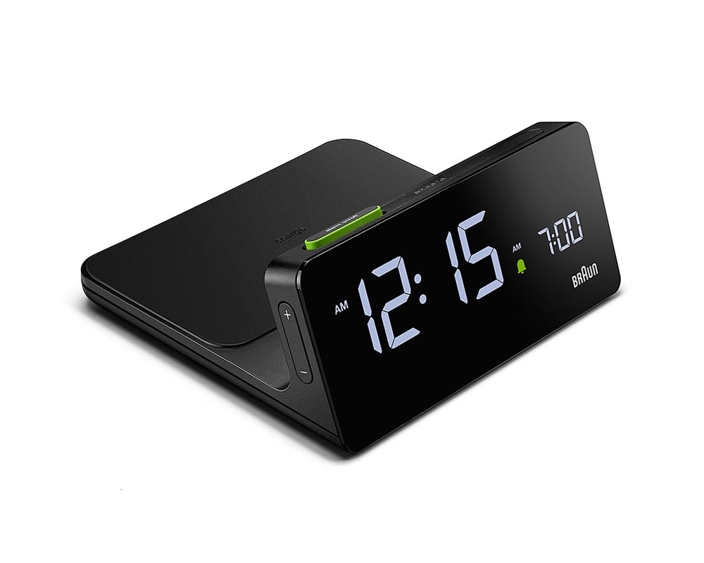 BRAUN | Digital Alarm Clock BC21 デジタルアラームクロックQiワイヤレス充電