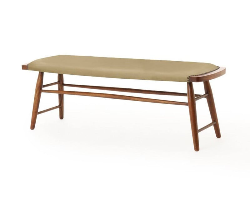 ACME Furniture | OAKS BENCH_PVC BEIGE ٥ PVC١