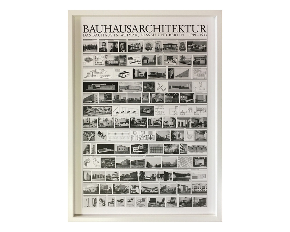 額装済/Bauhaus Architektur（バウハウス）/ポスター インテリアアート / Interior Art | Bauhaus Architektur 1919-1933