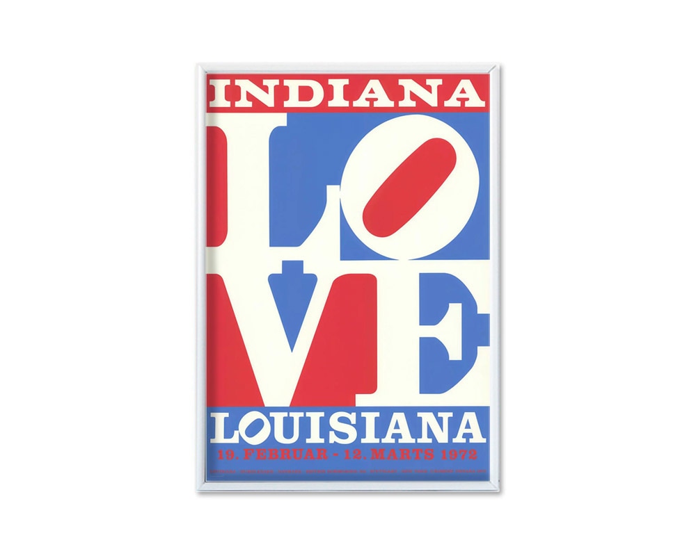LOUISIANA MUSEUM | LOUISIANA POSTERS Robert Indiana Love (1972) / ルイジアナポスター ロバート･インディアナ ラブ