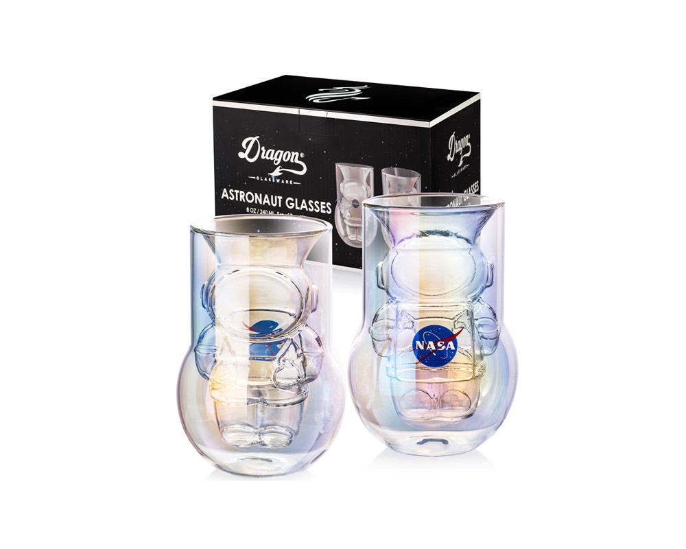 Dragon Glassware | NASA Astronaut Double Wall Glasses 2P SET ナサ アストロノーツ ダブルウォールグラス セット
