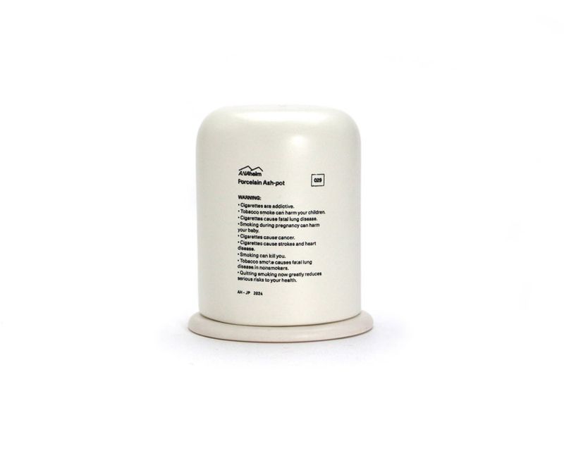 ANAheim | Porcelain Ash-Pot "Ivory" / ���ʥϥ��� �ݡ������ ���å���ݥå� | �Żҥ��Х��ѳ���