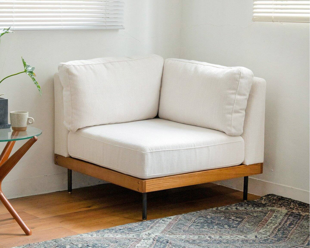 journal standard Furniture | LILLE CORNER SOFA White 륳ʡե ۥ磻