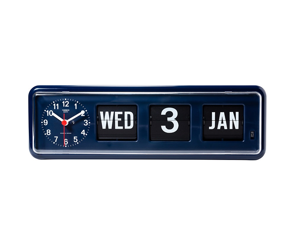 TWEMCO | Calender Clock BQ-38 Limited Navy ȥBQ-38 ͥӡ