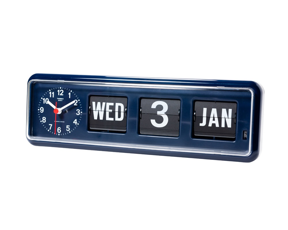 TWEMCO | Calender Clock BQ-38 Limited Navy ȥBQ-38 ͥӡ