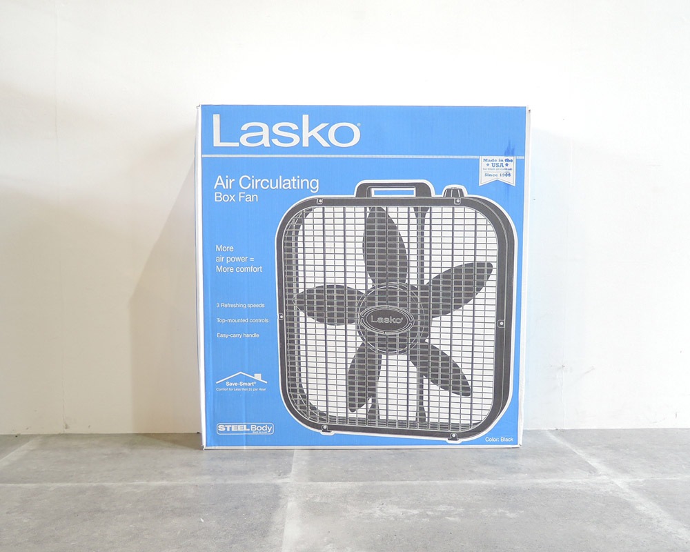 LASKO | BOX FAN Black /  饹 ܥåե ֥å