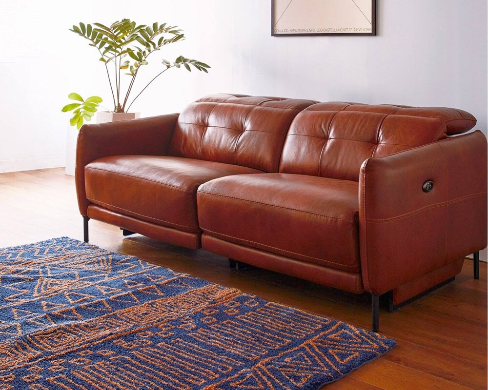 journal standard Furniture | SHEFFIELD RECLINING SOFA LEATHER RB 2nd �����ե�����ɥꥯ�饤�˥󥰥��ե� �쥶����å��֥饦��