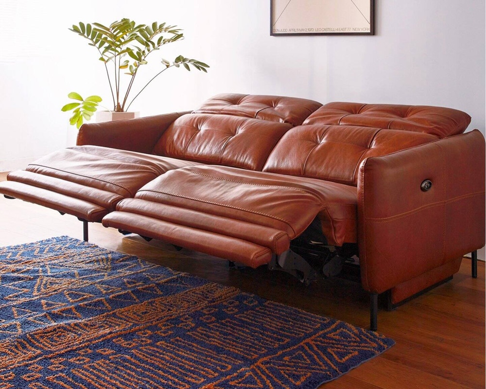 journal standard Furniture | SHEFFIELD RECLINING SOFA LEATHER RB 2nd �����ե�����ɥꥯ�饤�˥󥰥��ե� �쥶����å��֥饦��