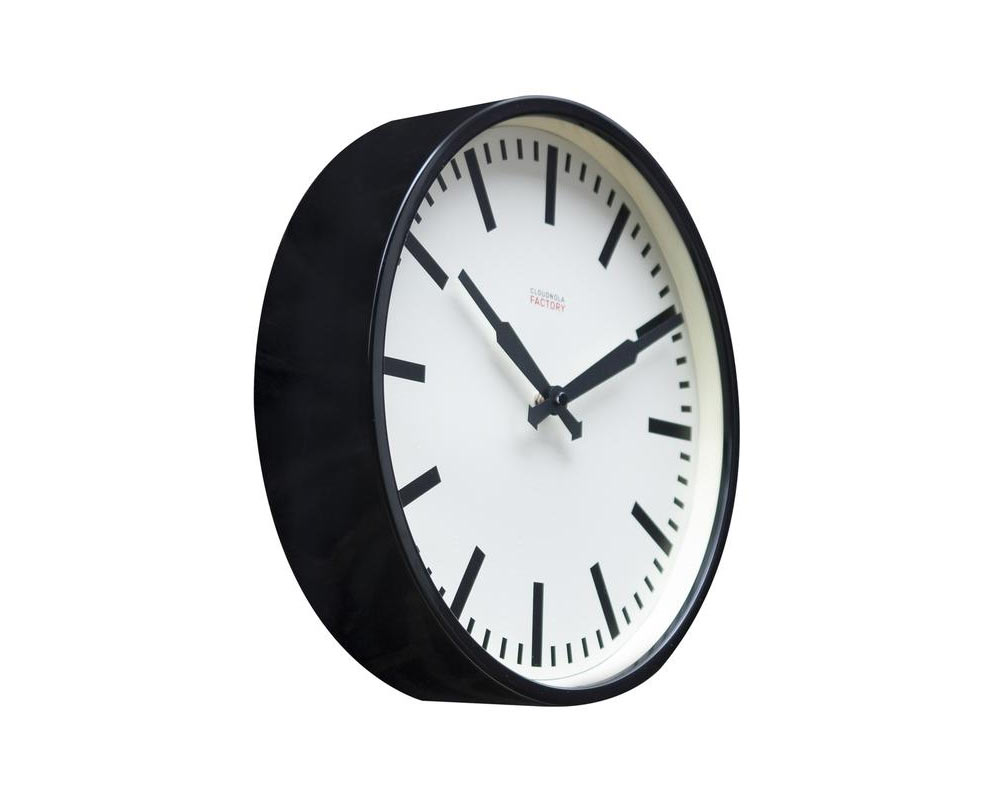 CLOUDNOLA | Factory Black Station Clock �ե����ȥ꡼���ơ�����󥯥��å�