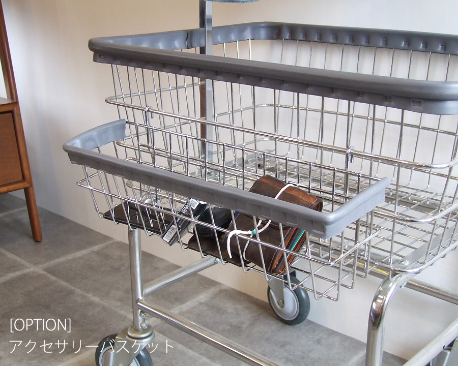 R&Bワイヤープロダクツ｜R&B Wire Products USA LAUNDRY CART Double Pole ランドリーカート