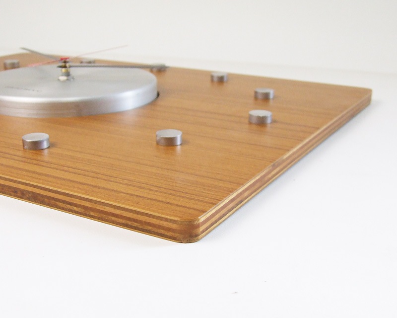 SAITO WOOD | Wall Clock Teak grain �ץ饤���å� �������륯���å� ������