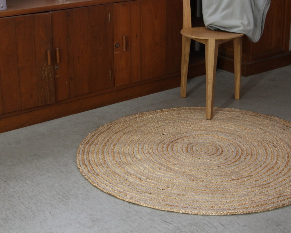 ディテール｜DETAIL Jute & Cotton Round Rug [3color] ジュート&コットン ラウンド ラグ｜TRUSS