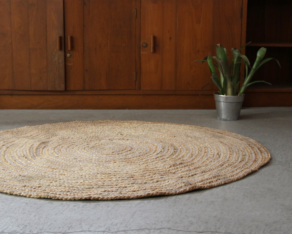 DETAIL | Jute & Cotton Round Rug [3color] 塼&åȥ 饦 饰