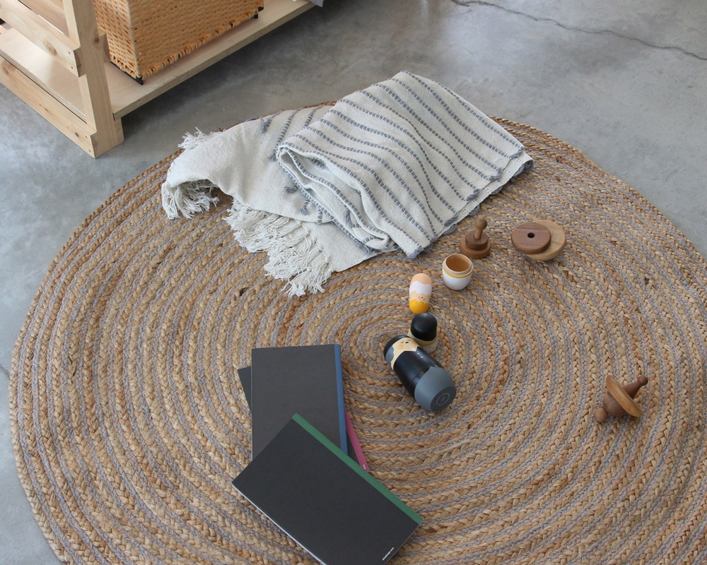 DETAIL | Jute & Cotton Round Rug [3color] 塼&åȥ 饦 饰