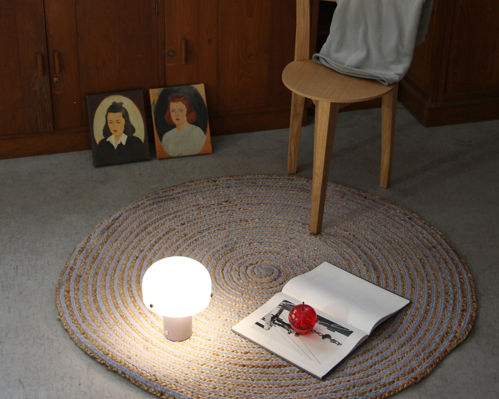 DETAIL | Jute & Cotton Round Rug [3color] 塼&åȥ 饦 饰