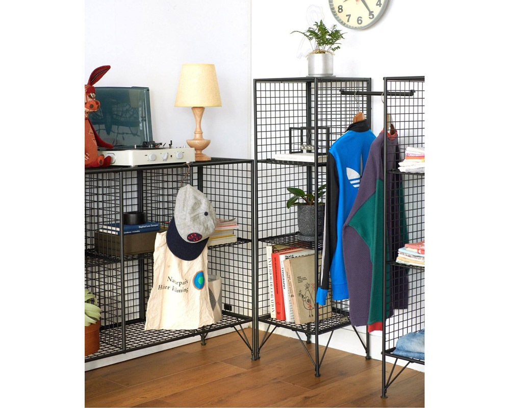 journal standard Furniture | PAXTON MESH RACK 6GRID_WIDE �ѥ����ȥ��å����å� 6����åɥ磻��