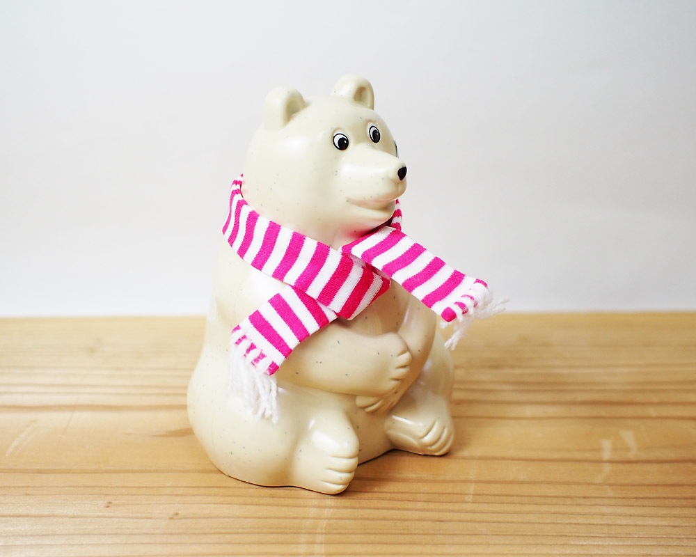 MK Tresmer | Polar Bear Money Box with Muffler 2018 Ȣ  ܡޥե顼դ