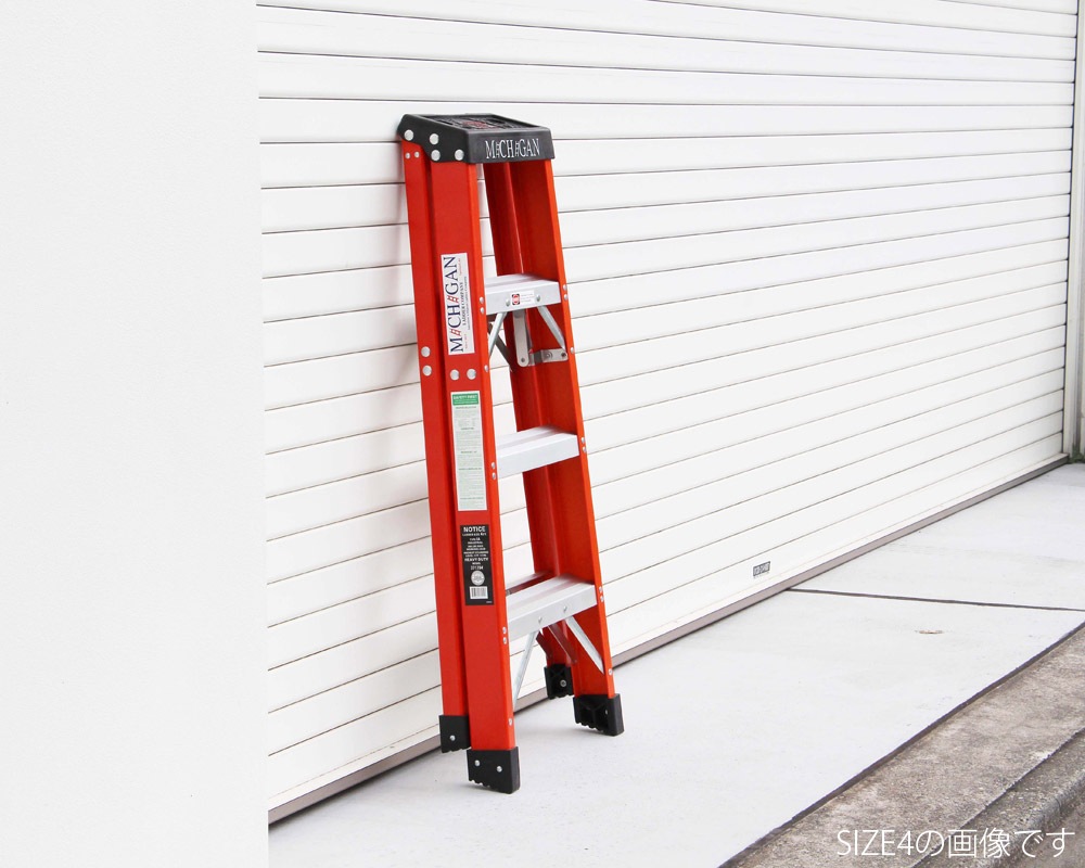 Michigan Ladder Co.  | Fiberglass Stepladder Size6 �ե����С����饹���ƥåץ����/��Ω ������6
