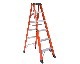 Michigan Ladder Co.  | Fiberglass Stepladder Size6 �ե����С����饹���ƥåץ����/��Ω ������6