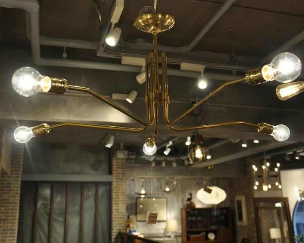ACME Furniture | Solid Brass Lamp Long 5ARM åɥ֥饹 5