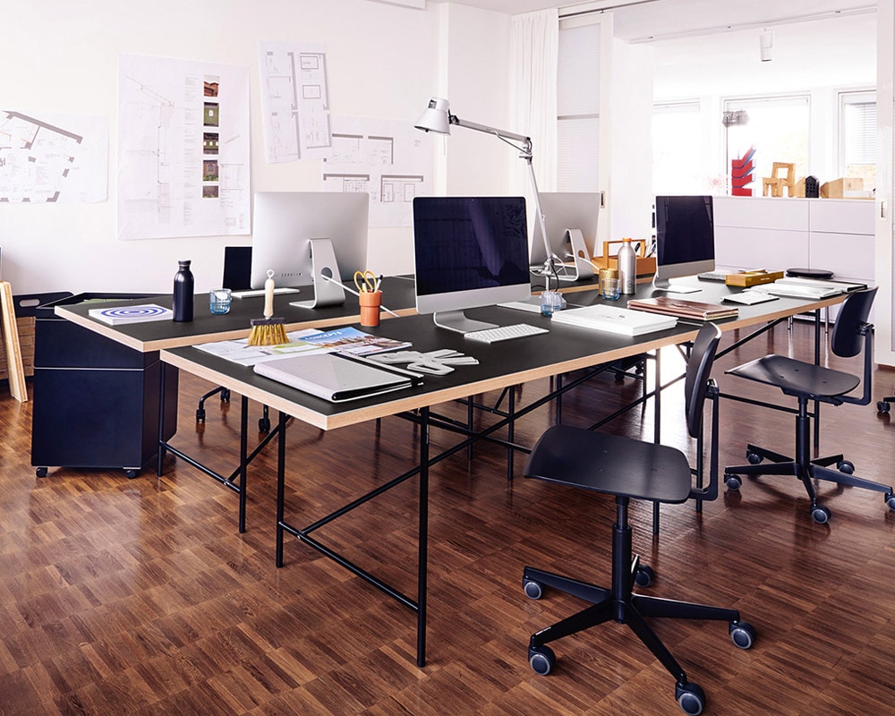 RICHARD LAMPERT | Eiermann Table W1200 Black [4color] ���������ޥ�ơ��֥� ��Υꥦ�� �֥�å�