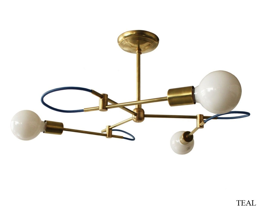 ACME Furniture | Solid Brass Lamp Tri Loop Lamp ����åɥ֥饹���� �ȥ�롼�ץ���