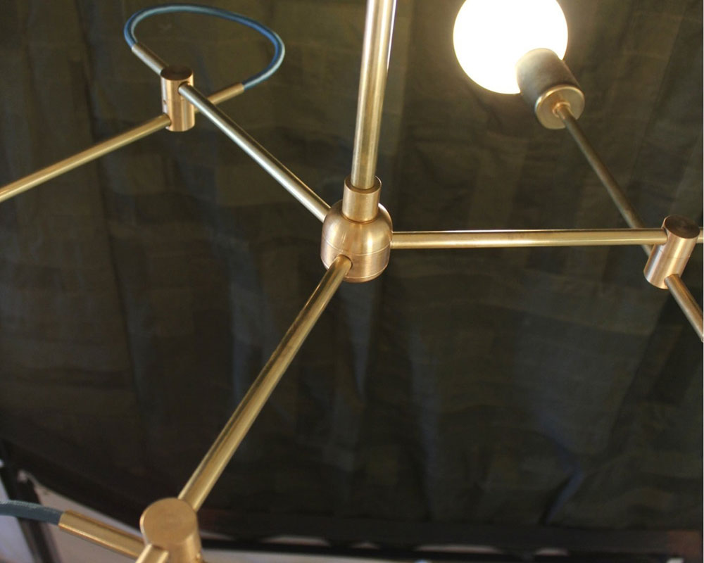 ACME Furniture | Solid Brass Lamp Tri Loop Lamp ����åɥ֥饹���� �ȥ�롼�ץ���