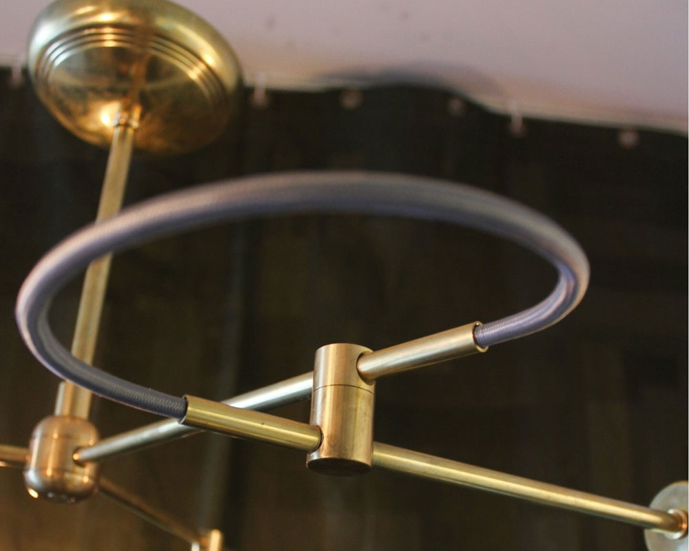 ACME Furniture | Solid Brass Lamp Tri Loop Lamp ����åɥ֥饹���� �ȥ�롼�ץ���