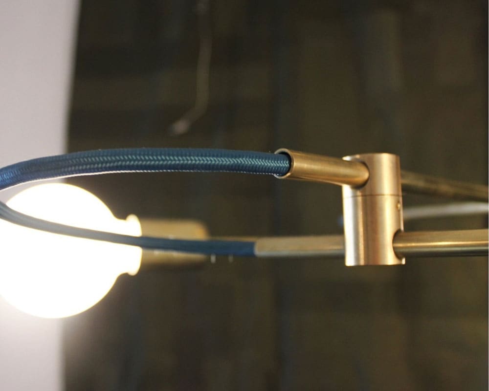 ACME Furniture | Solid Brass Lamp Tri Loop Lamp ����åɥ֥饹���� �ȥ�롼�ץ���