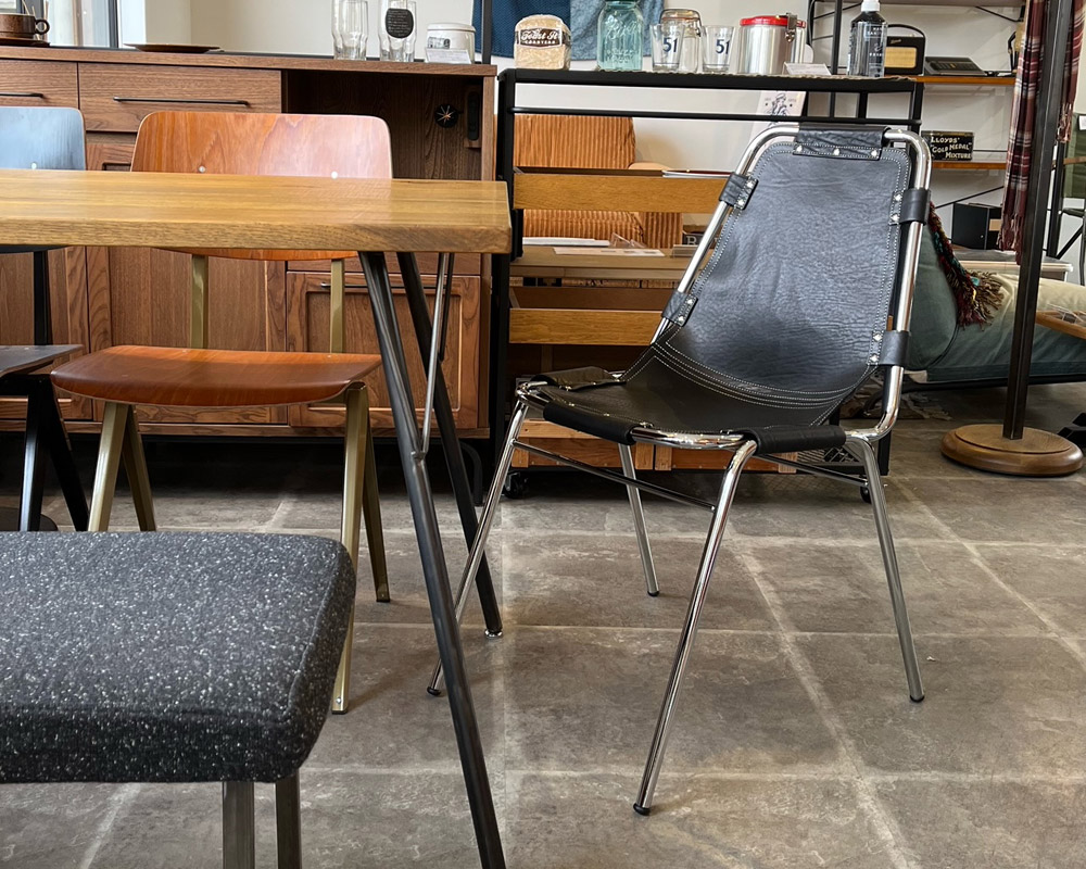 OUTLET | SYOTYL | LC-01 Les Arcs Chair Black �쥶�륯������ �֥�å�