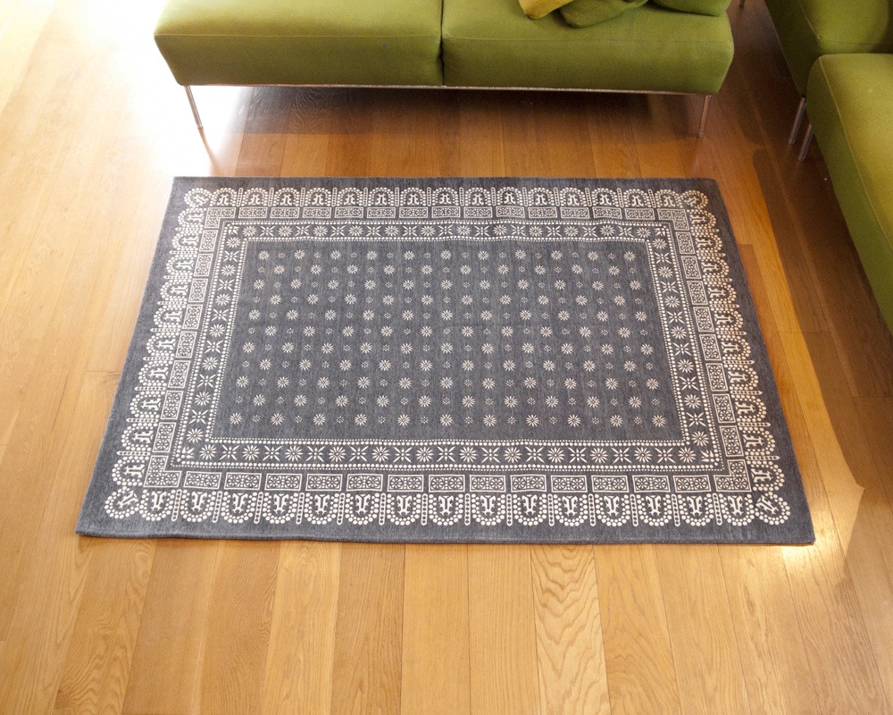 DETAIL | Flower Bandana Rug Gray [4size] եХʥ饰 졼