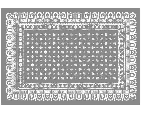 DETAIL | Flower Bandana Rug Gray [4size] եХʥ饰 졼