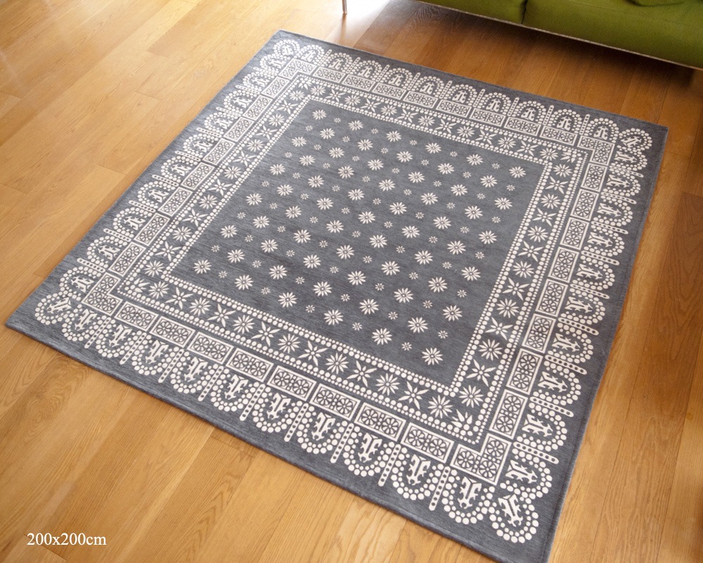 DETAIL | Flower Bandana Rug Gray [4size] եХʥ饰 졼