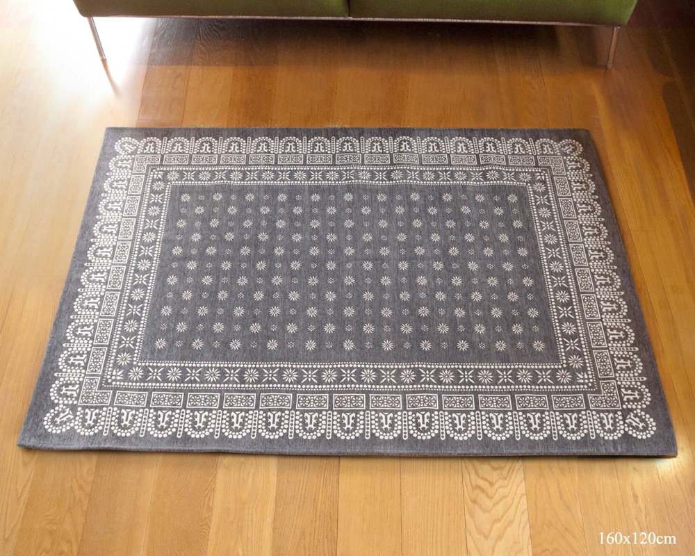 DETAIL | Flower Bandana Rug Gray [4size] եХʥ饰 졼