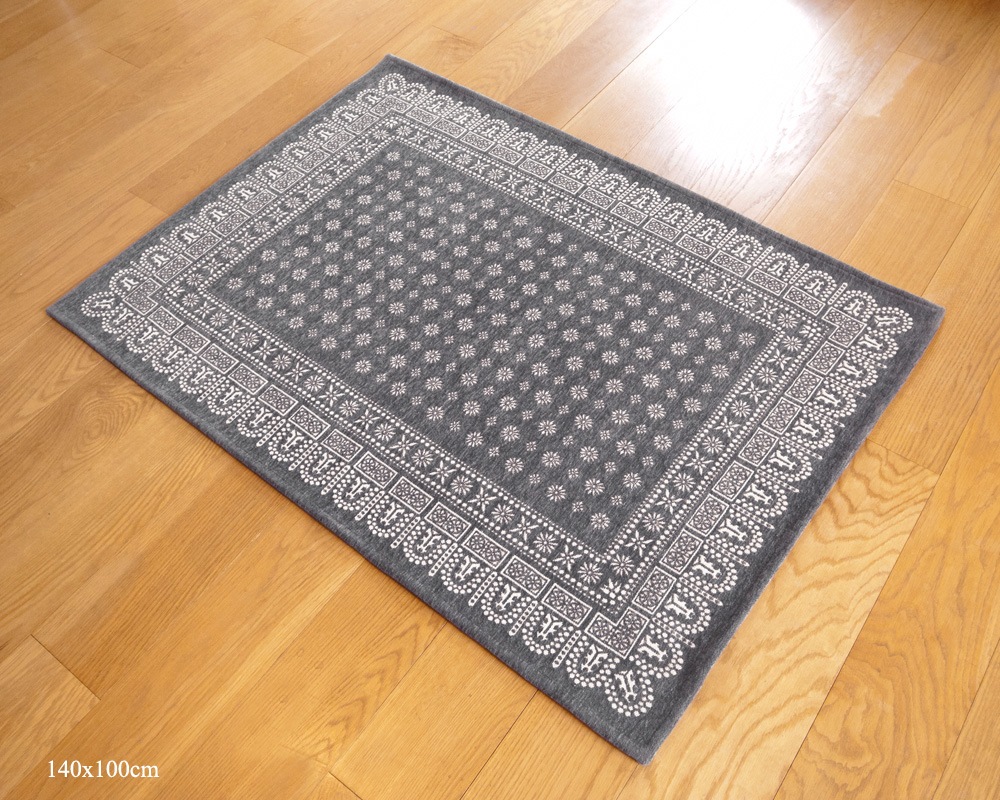 DETAIL | Flower Bandana Rug Gray [4size] եХʥ饰 졼