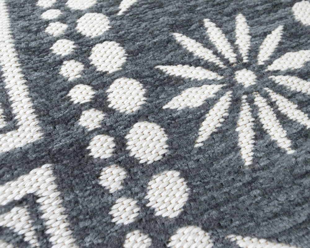 DETAIL | Flower Bandana Rug Gray [4size] եХʥ饰 졼