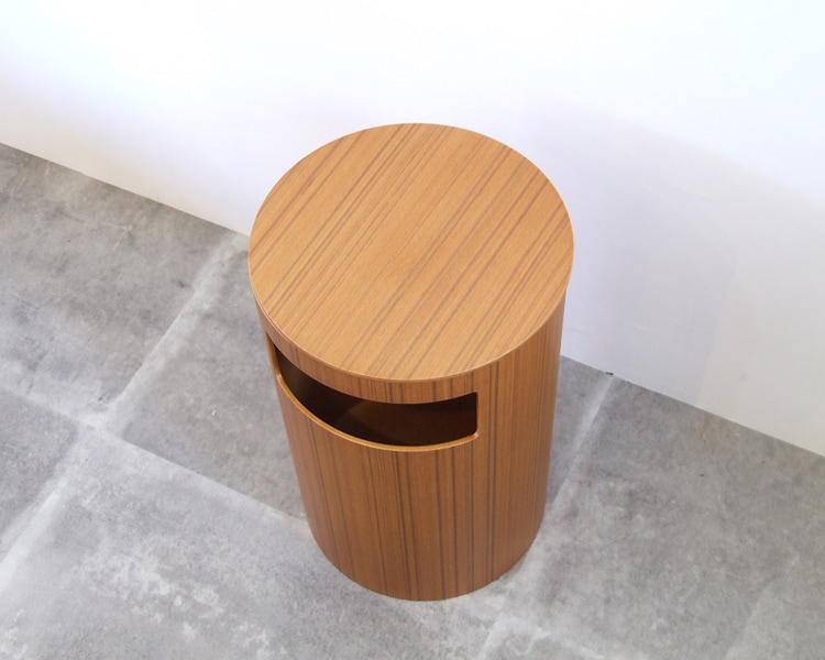 サイトーウッド スモールテーブル＆ダストボックス チーク｜SAITO WOOD