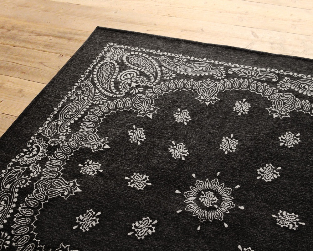 DETAIL | Paisley Bandana Rug Black [3size] ڥ꡼Хʥ饰 ֥å