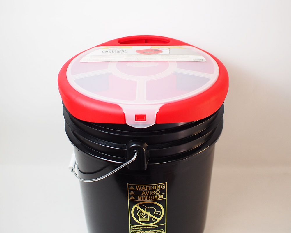 ULINE | 5Gallon Plastic Pail with Bucket Seat [5color] 桼饤 ץ饹åХ Хåȥդ