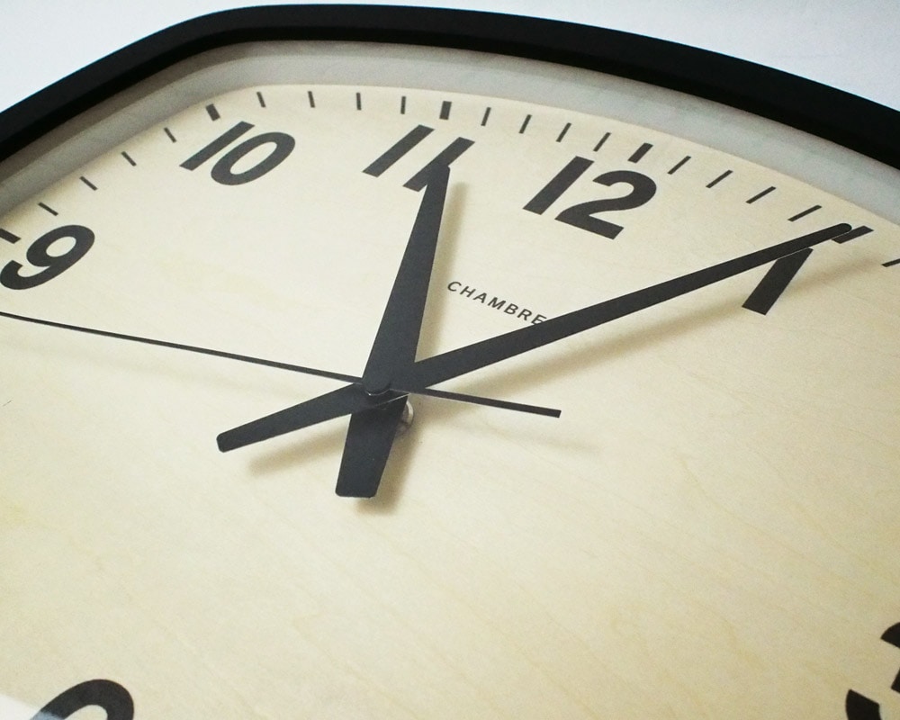 CHAMBRE | R-SQUARE BLACK CLOCK �����륹�������֥�å� ���Ȼ���